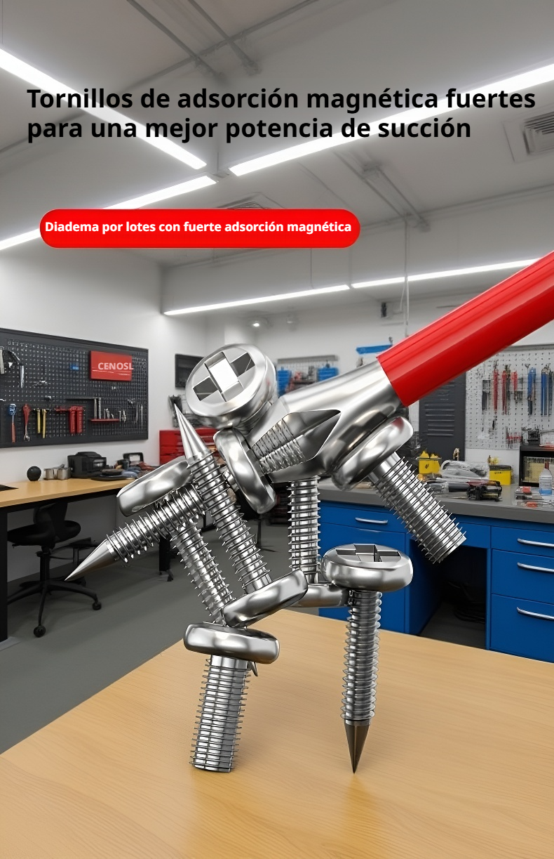 Destornillador Phillips con mango ergonómico