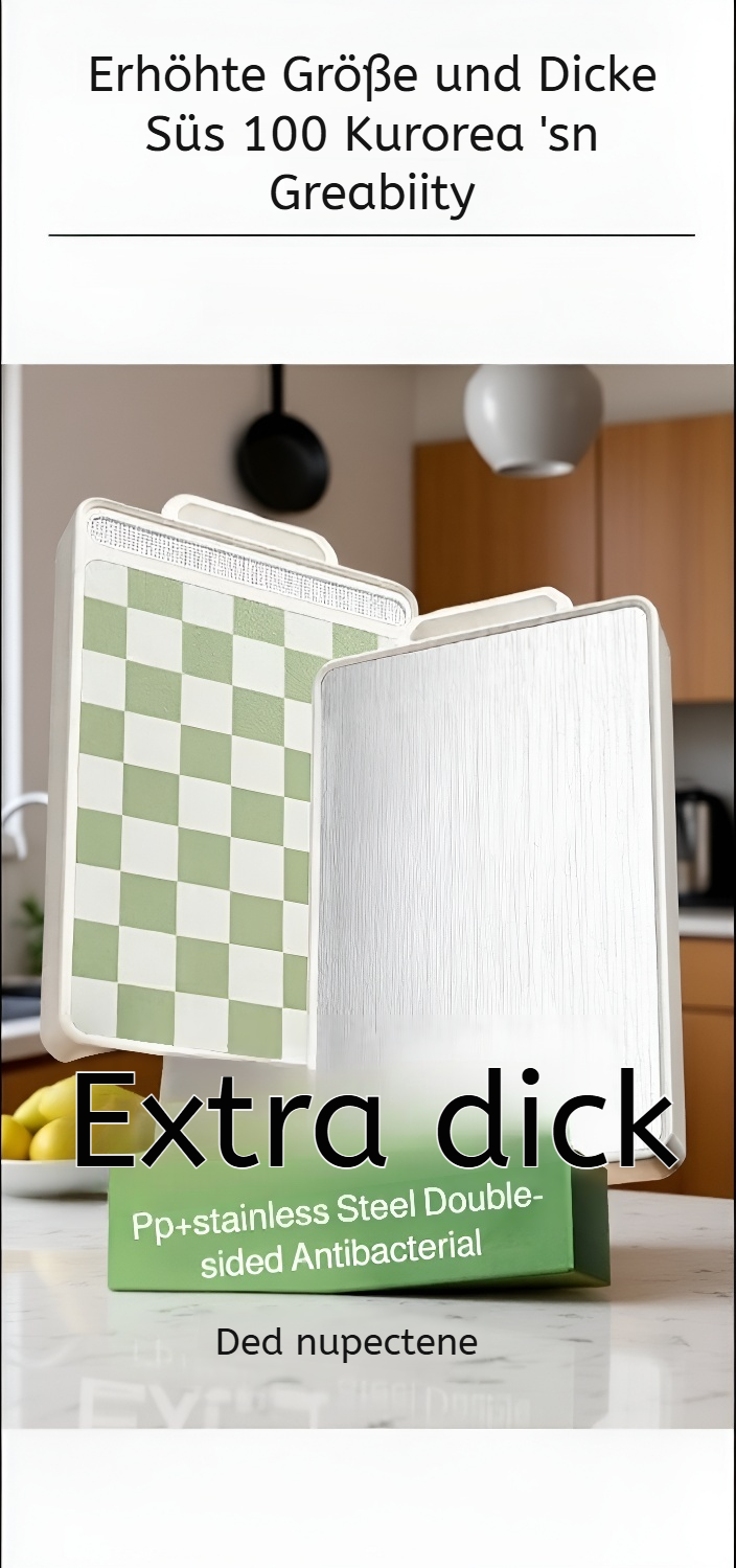 Doppelseitiges Küchenbrett aus hochwertigen Materialien