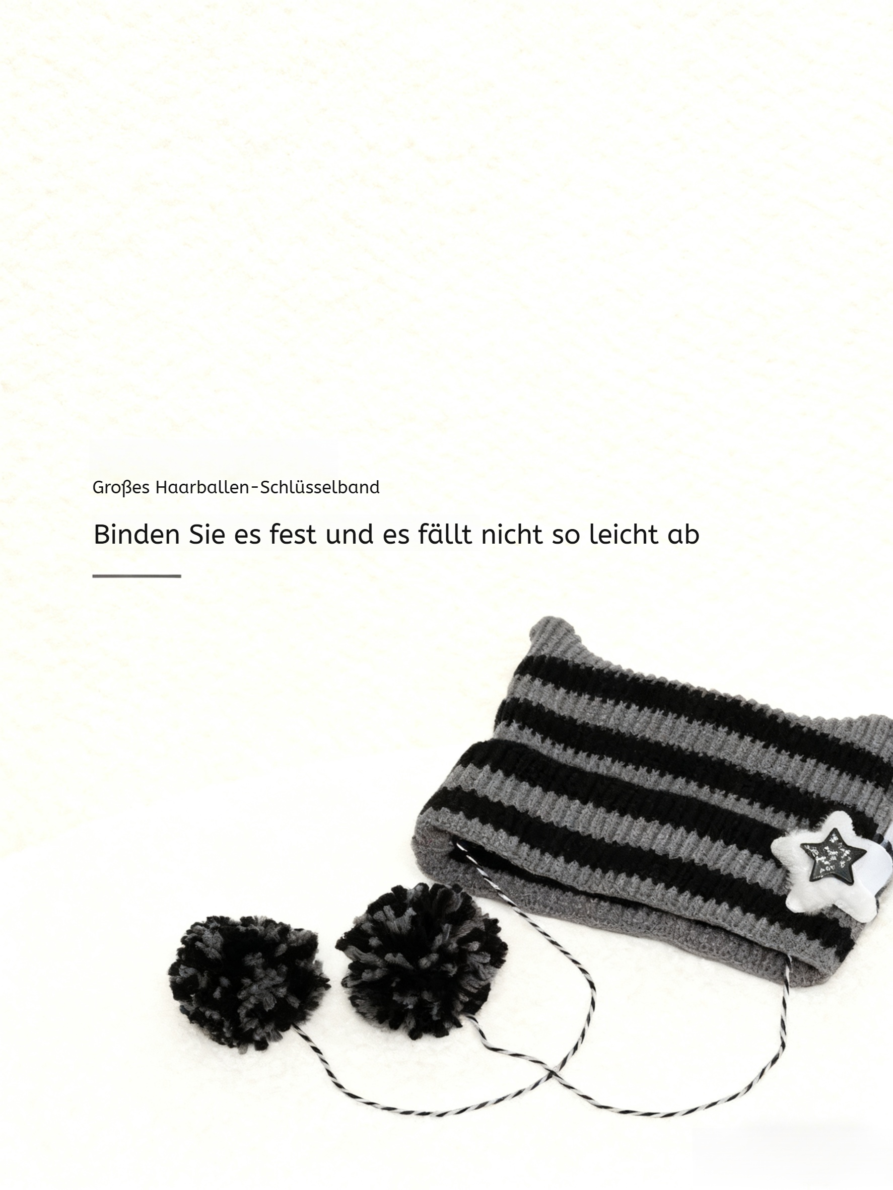 Trendige Wintermütze mit Katzenohren für Frauen