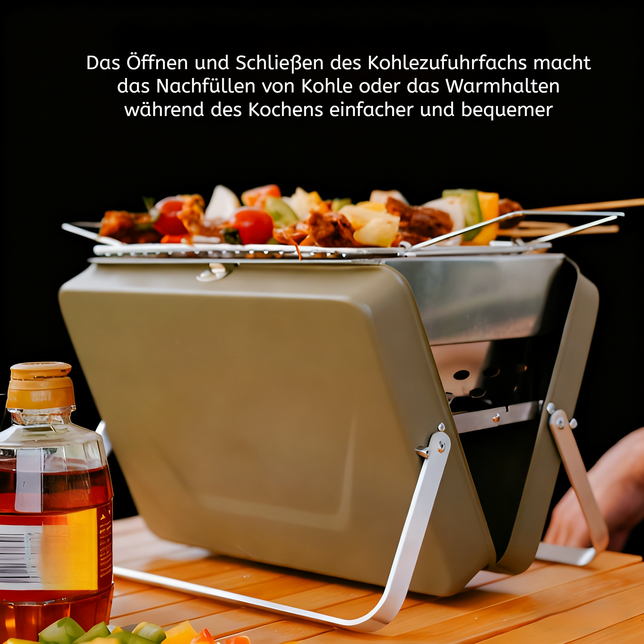 Faltbarer Grillrost für spontane Grillabende