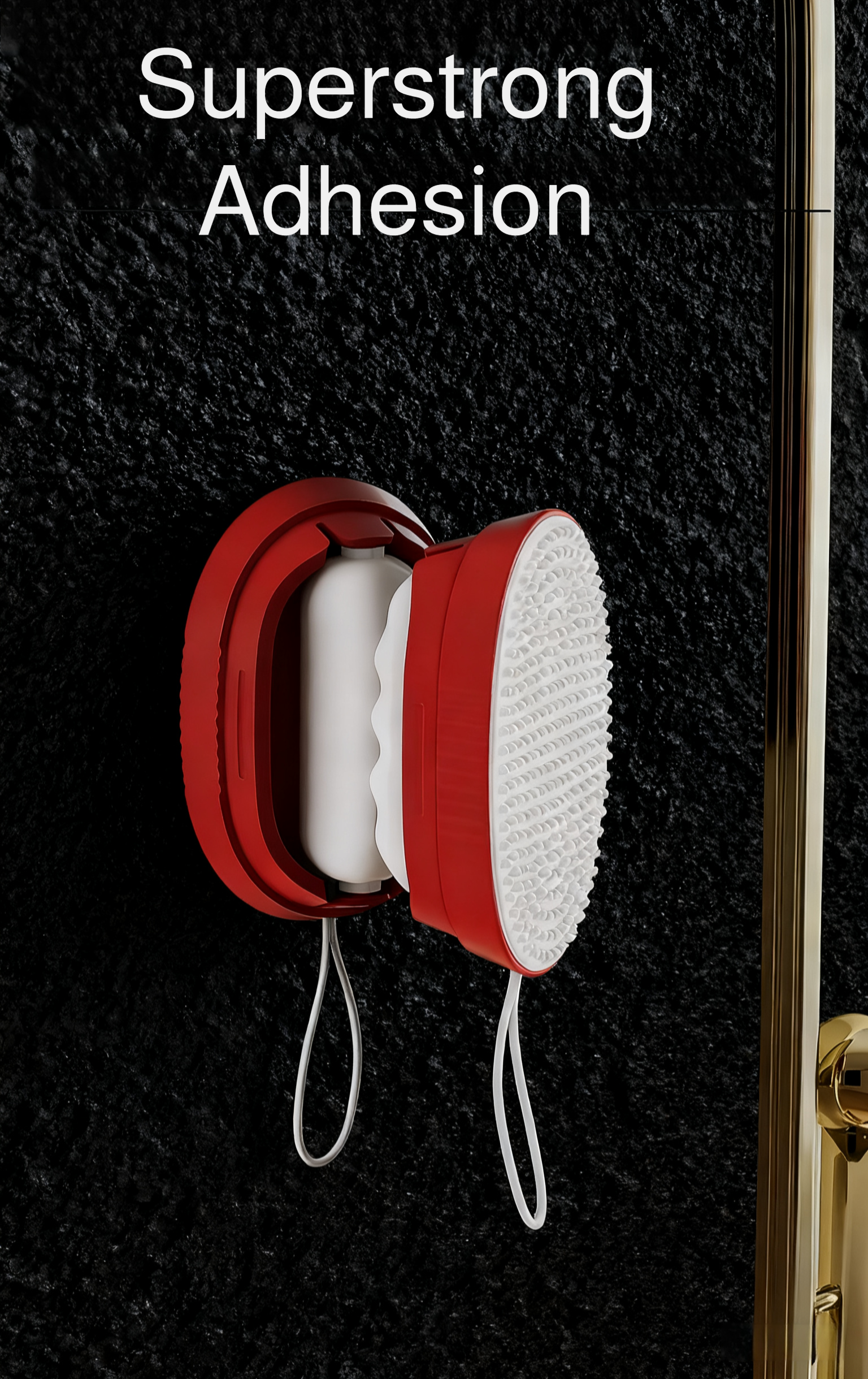 Dual-function lint brush removing dust from upholstery