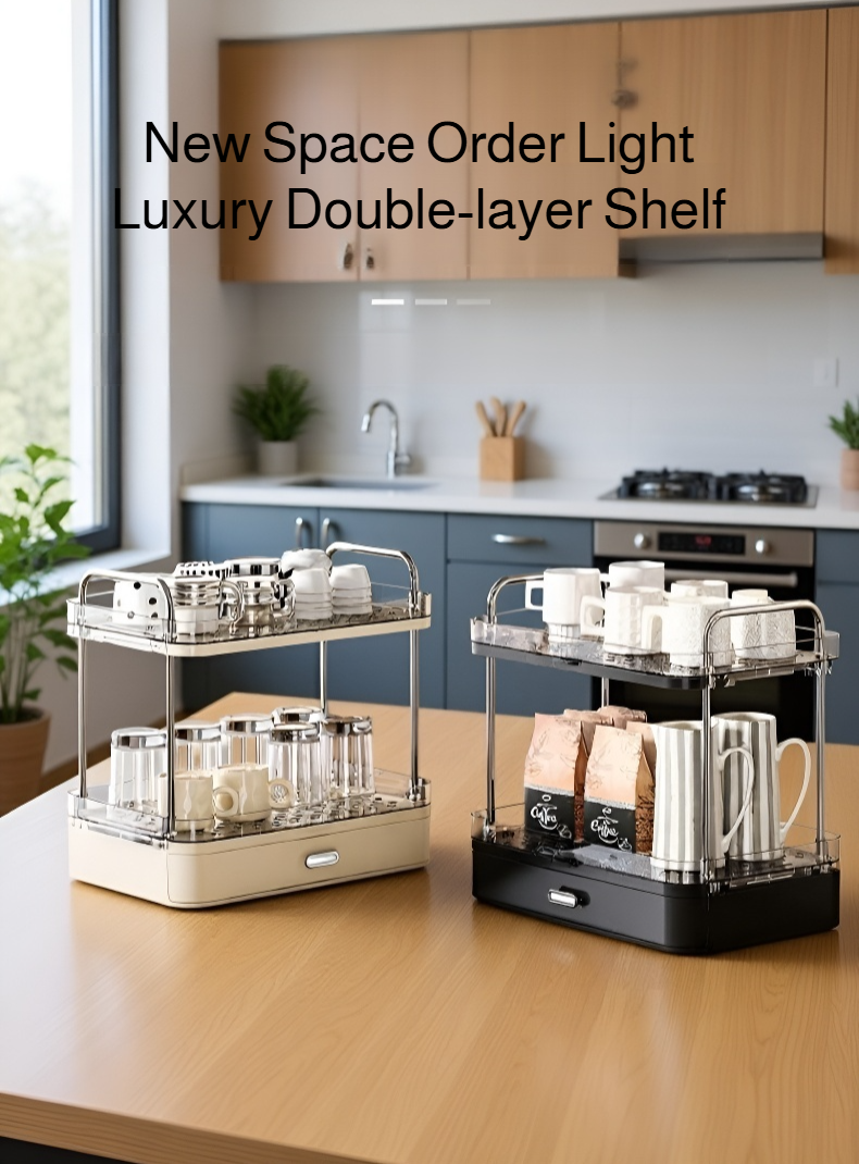 Cup holder organizer keeping cups dry and organized