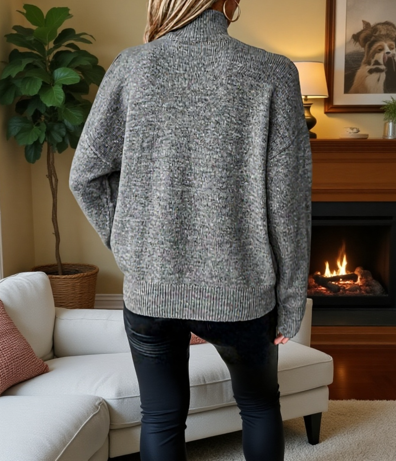 Lässiger Damenpullover aus angenehmem Material