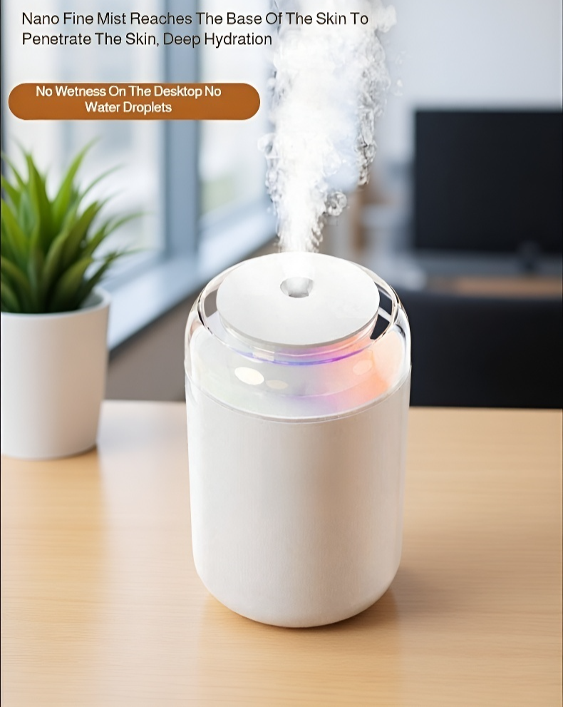 Sleek humidifier design fits modern home decor