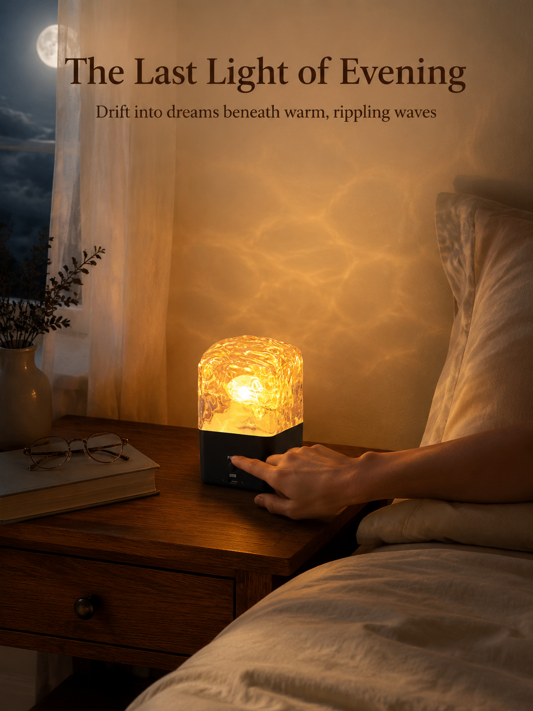 Bluetooth speaker with LED ambient light for home parties