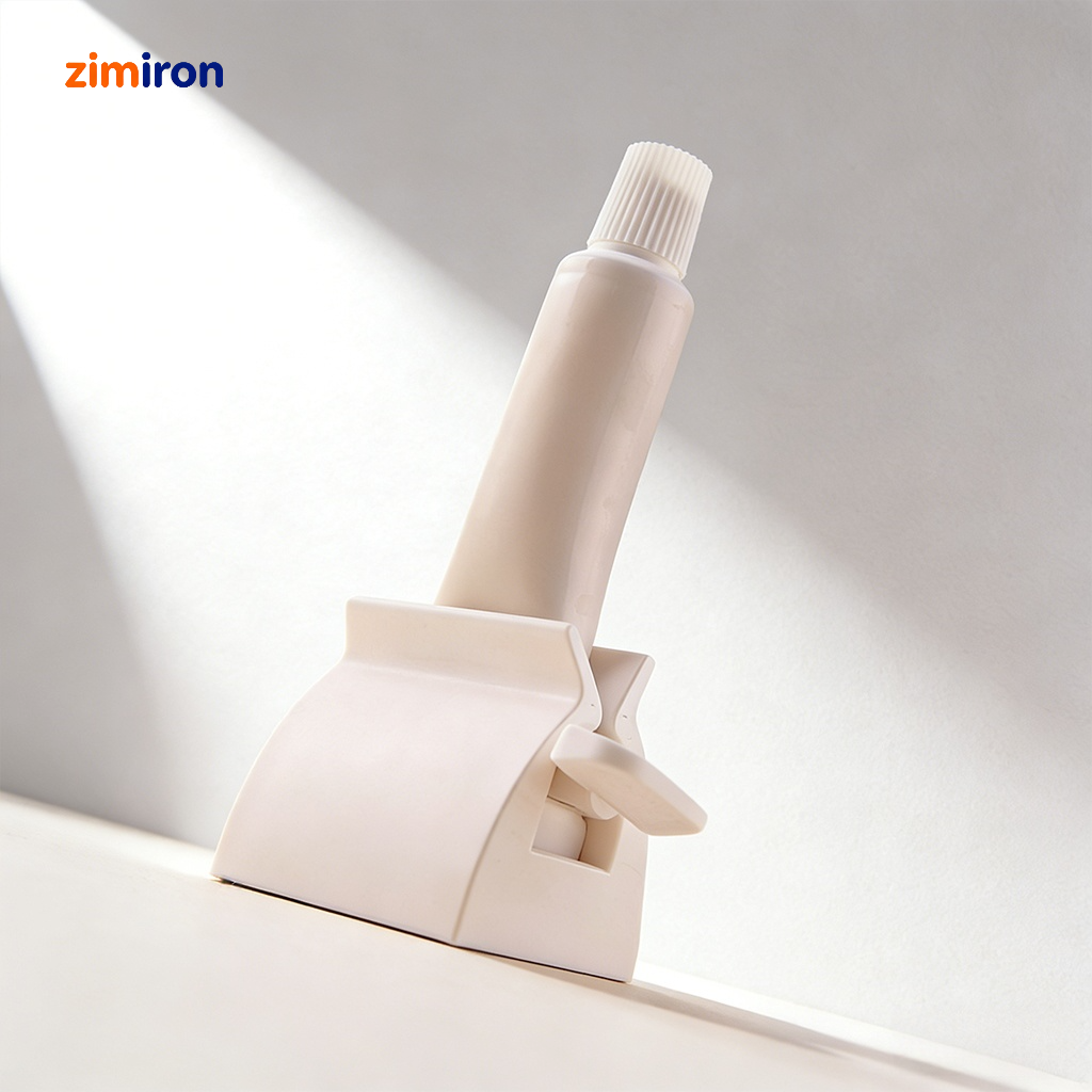 Easy-to-use press-type toothpaste dispenser demonstration