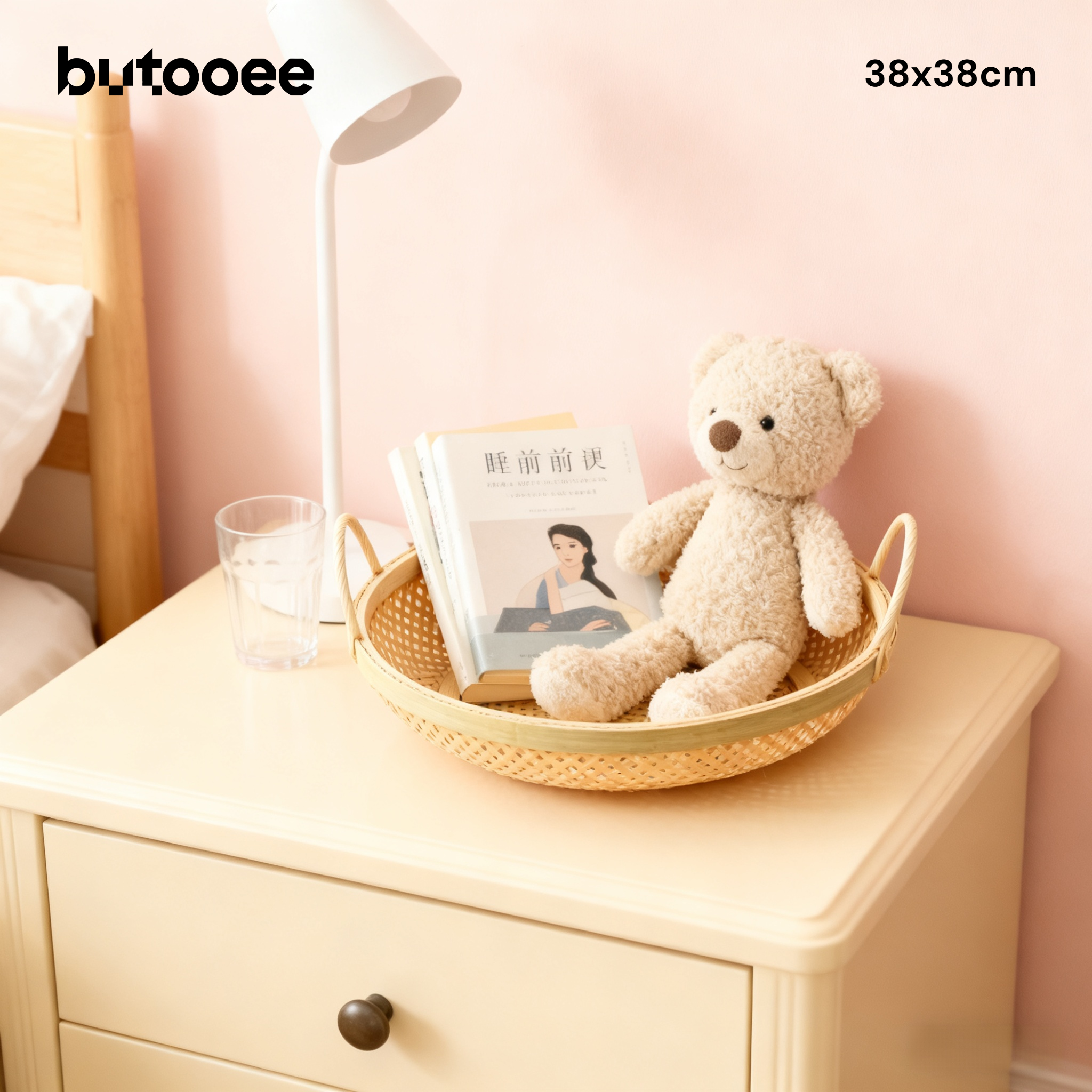 ตะกร้าสานหูหิ้วแข็งแรงทนทาน