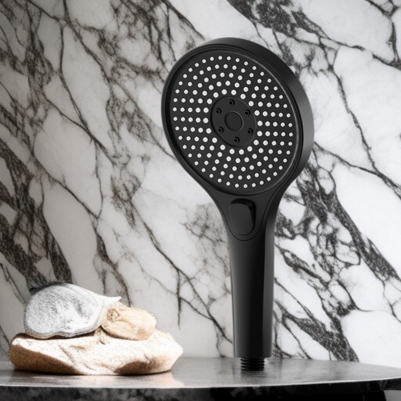 Zestaw prysznicowy z funkcją podgrzewania wody i wentylatorem do łazienki 