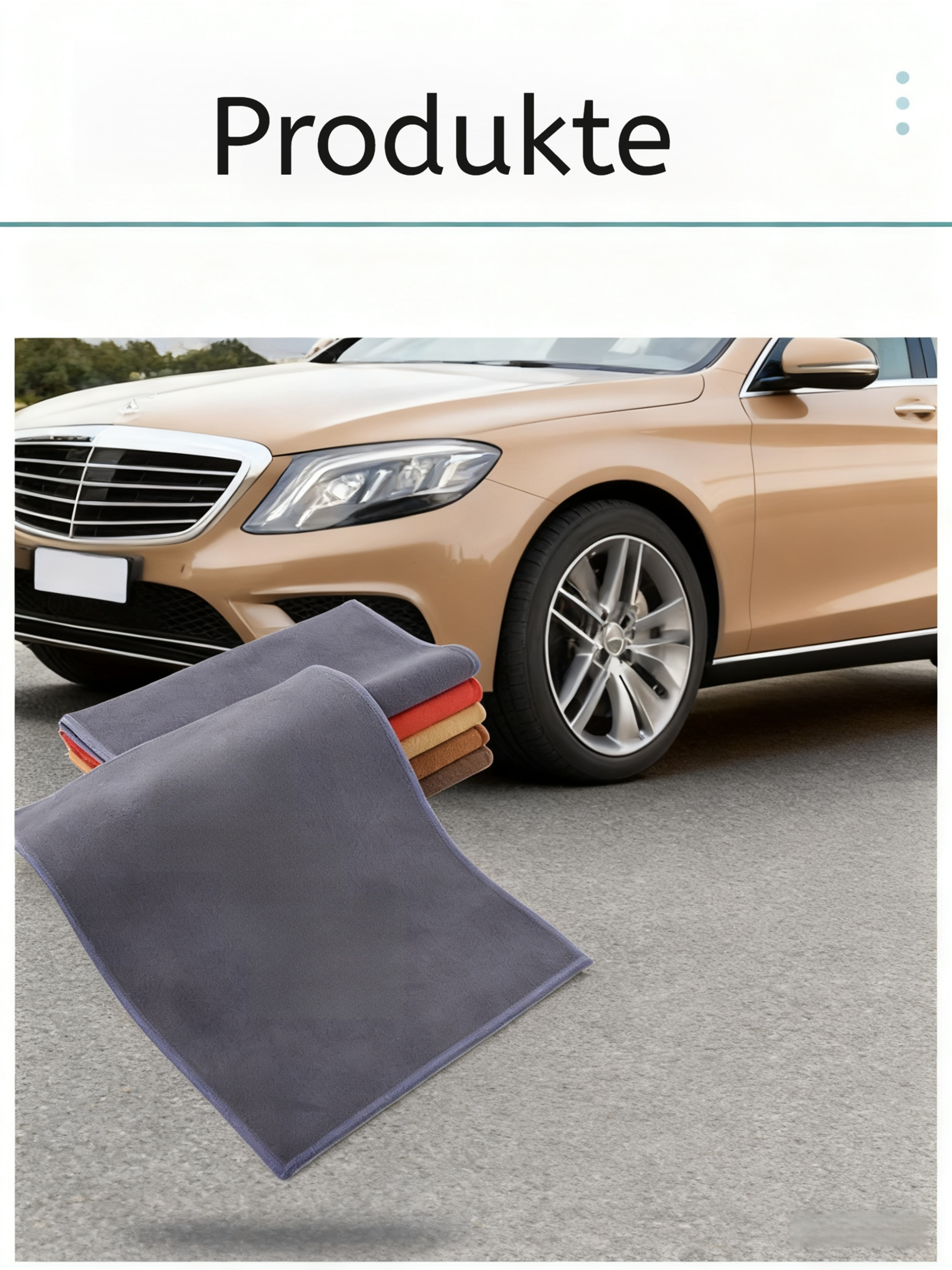 Autopflege Waschtuch für Glas und Spiegel