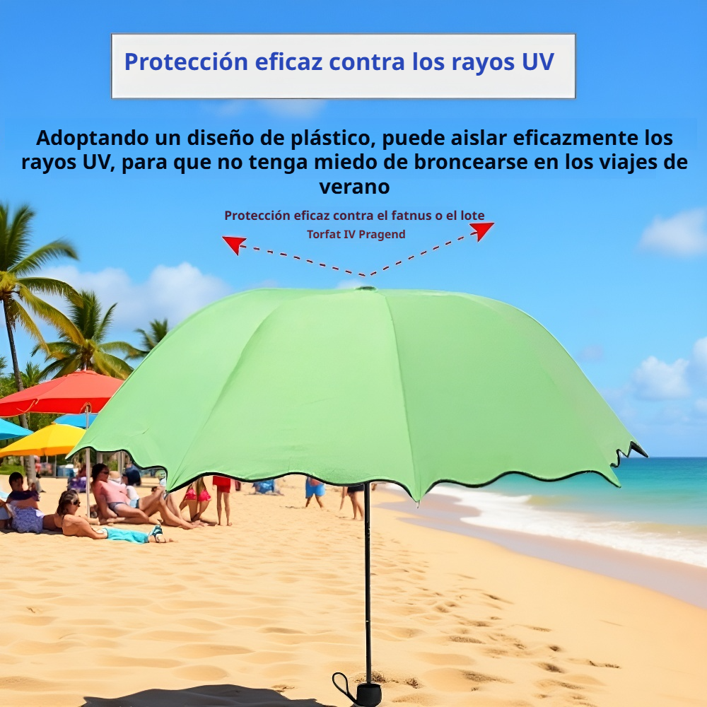 Paraguas compacto y portátil para uso diario