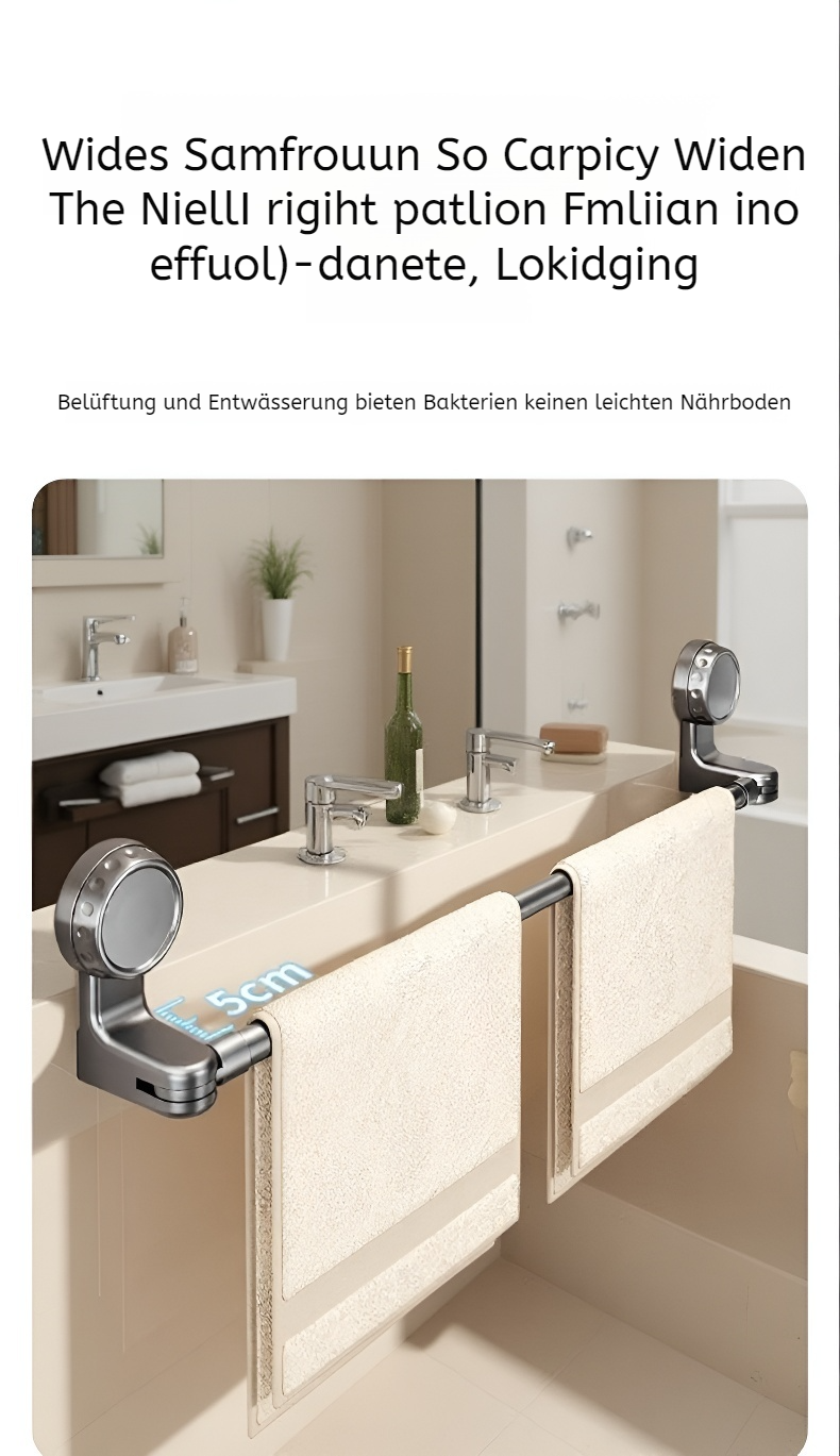 Stilvolles Edelstahlregal für Ordnung im Badezimmer