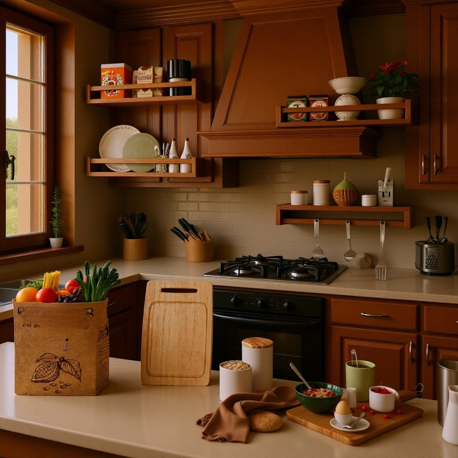 Organizator de perete pentru bucătărie și living