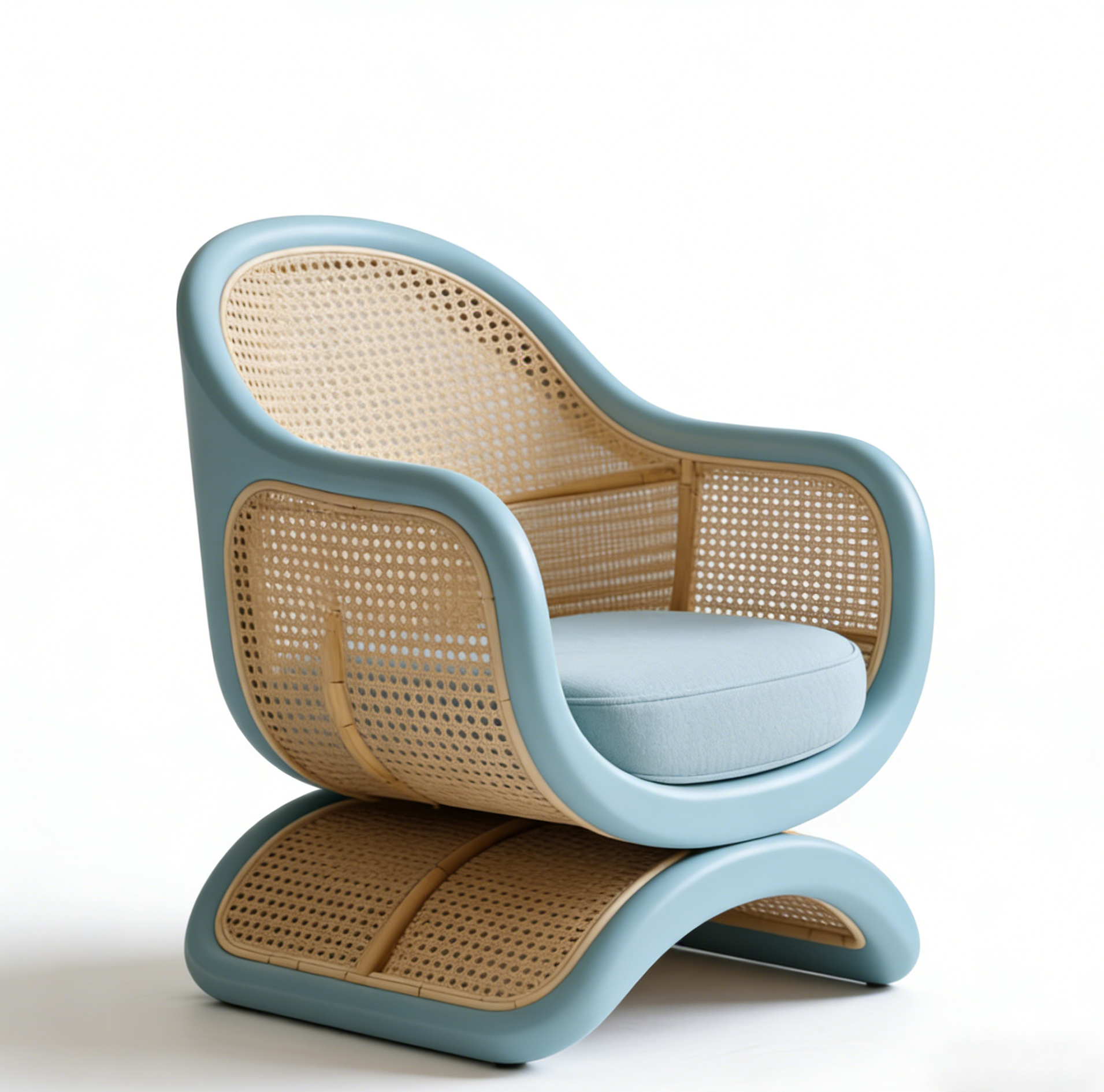 編織設計辦公椅細節特寫