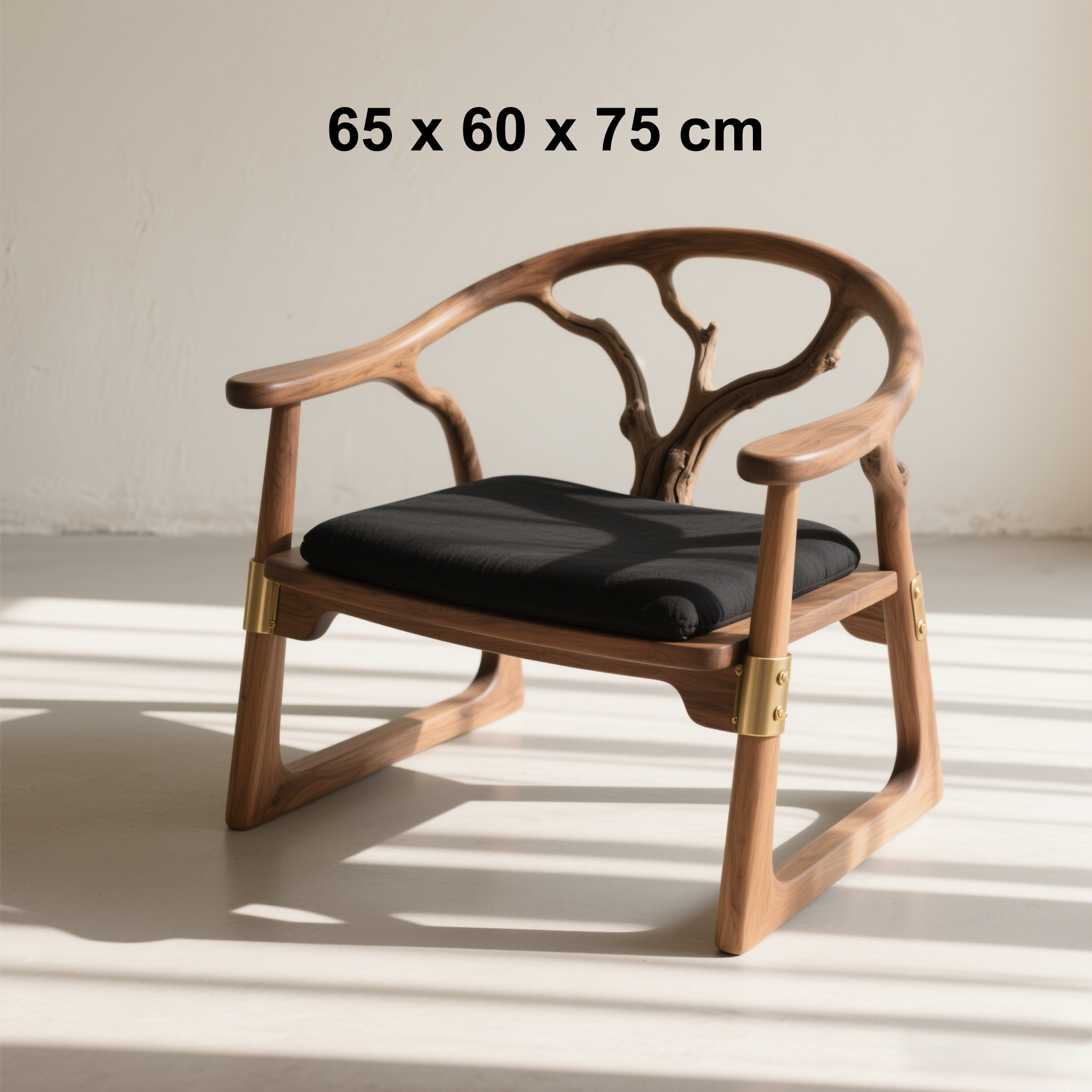 實木單人椅適用於客廳空間