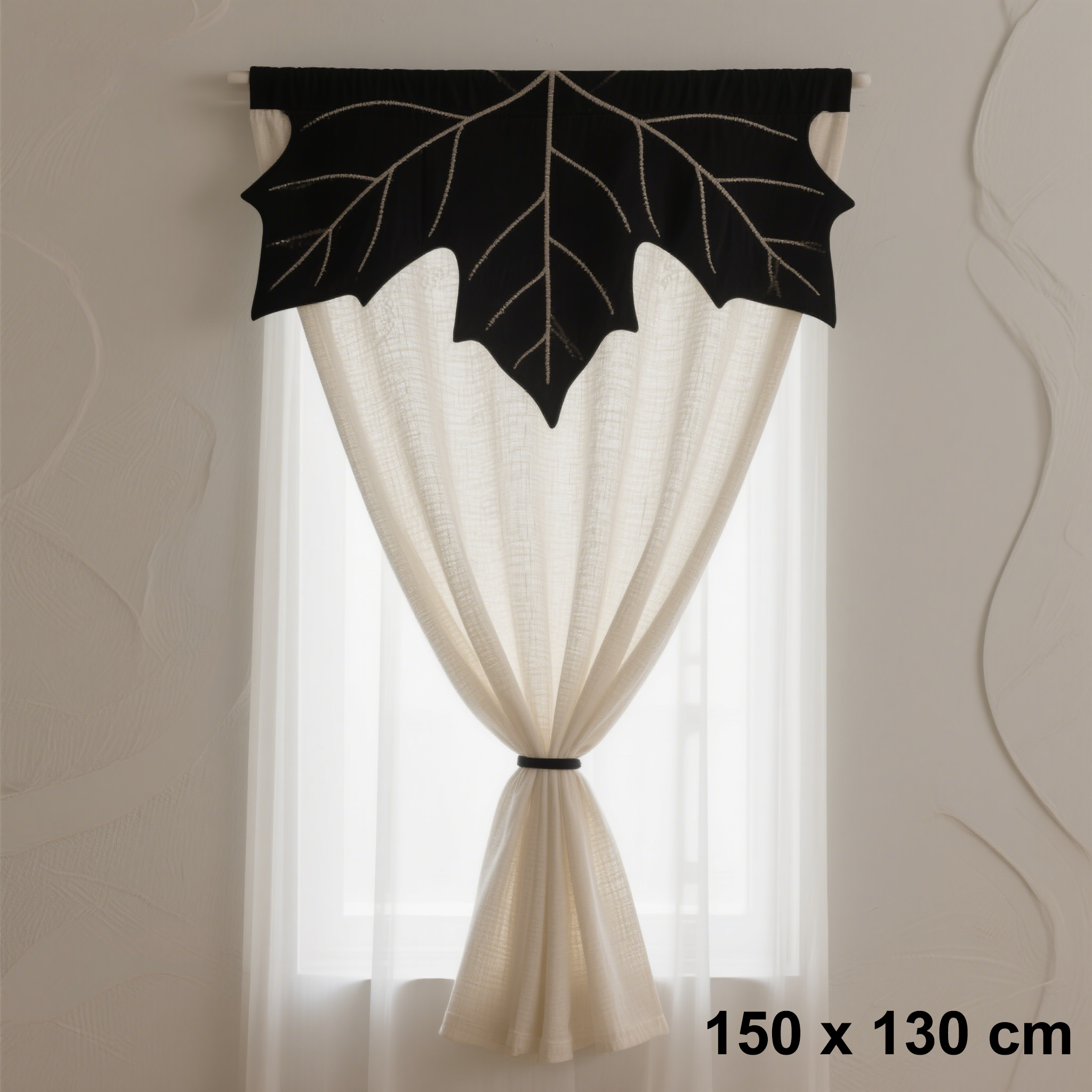 布簾質感面料與遮光效果展示