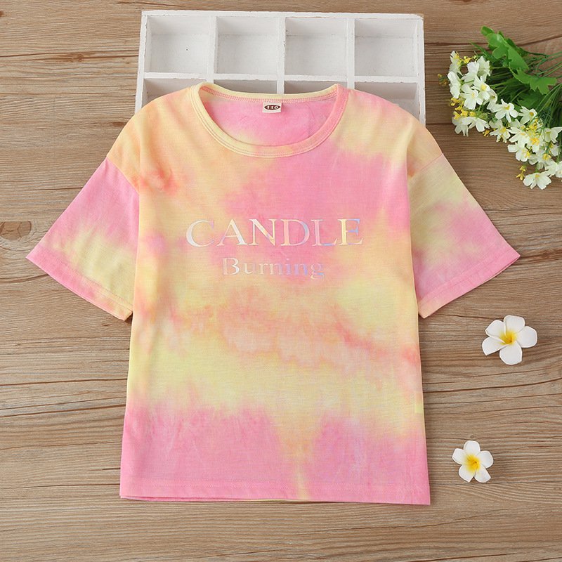 تي شيرت أطفال بأكمام قصيرة