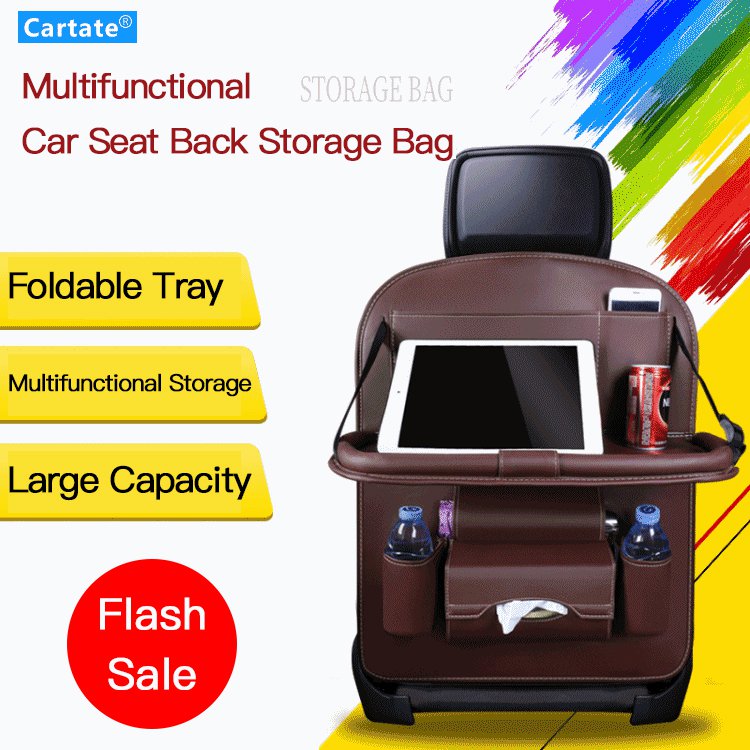 Cartate Multifunctional Car Seat Back Storage Bag