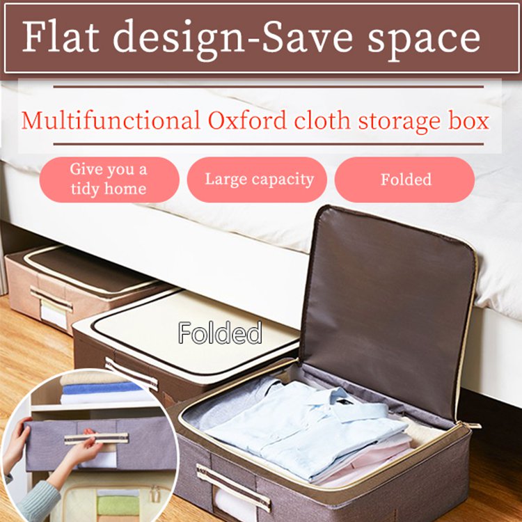 Waterproof Scratch Resistance Oxford Cloth Shoes Storage Box Under Bed