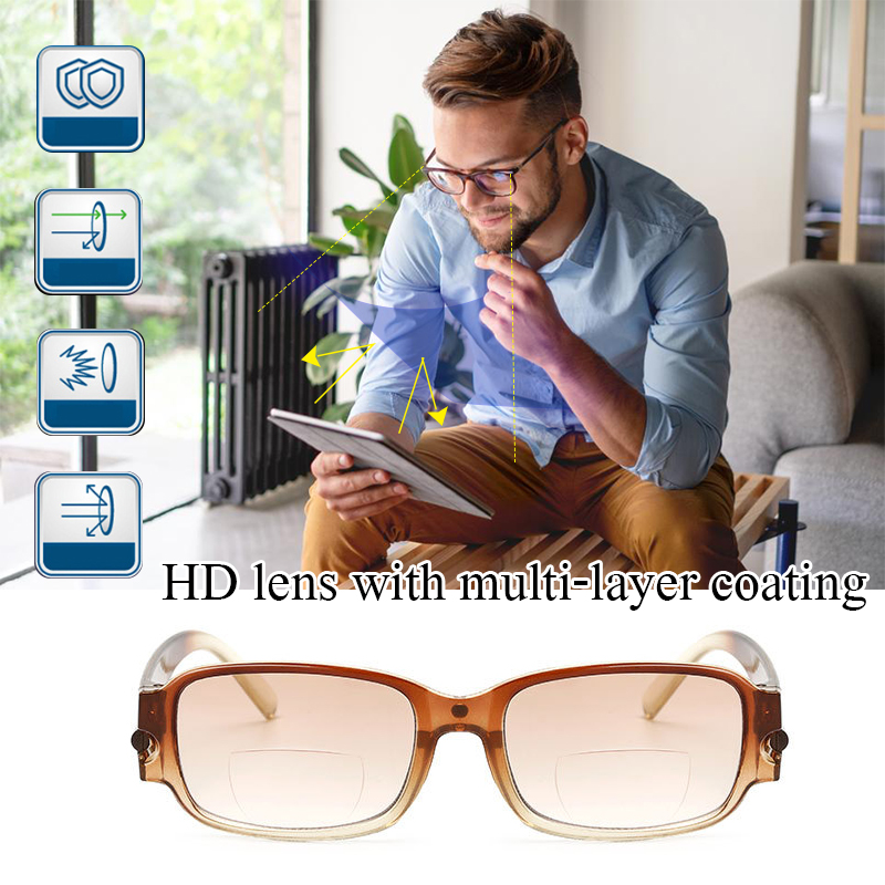 Bifocal Tinted Reading Glasses