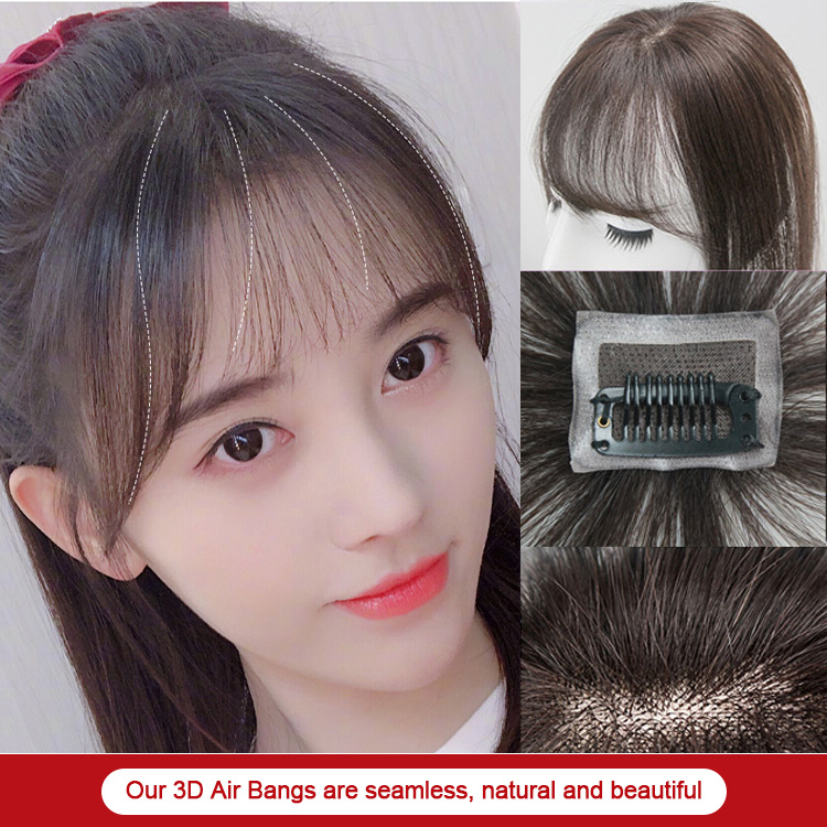 Natural Hair Flat Bang Extension