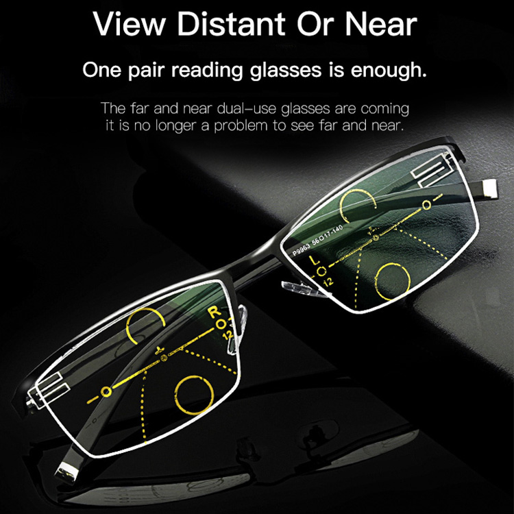 Progressive Multifocal Reading Glasses