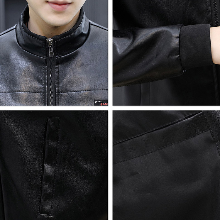 立ち襟レザージャケット スッキリした立ち襟デザイン 上質本革素材を贅沢に使用 2着目が半額に Miilakoiオンラインストア