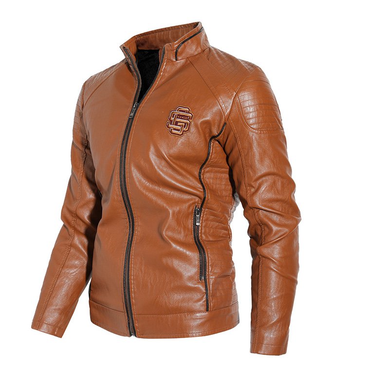 メンズ羊革ジャケット ふんわり柔らかい本革 立体的な裁断 防寒保温 二着目半額 Cossply Com