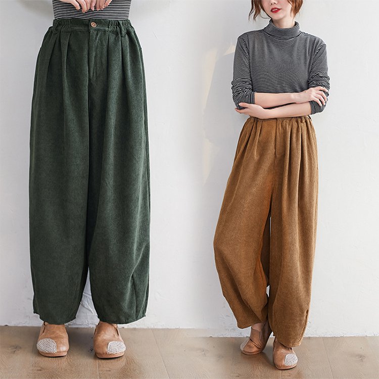 カジュアルコーデュロイパンツ - baillky カジュアルコーデュロイパンツ - baillky