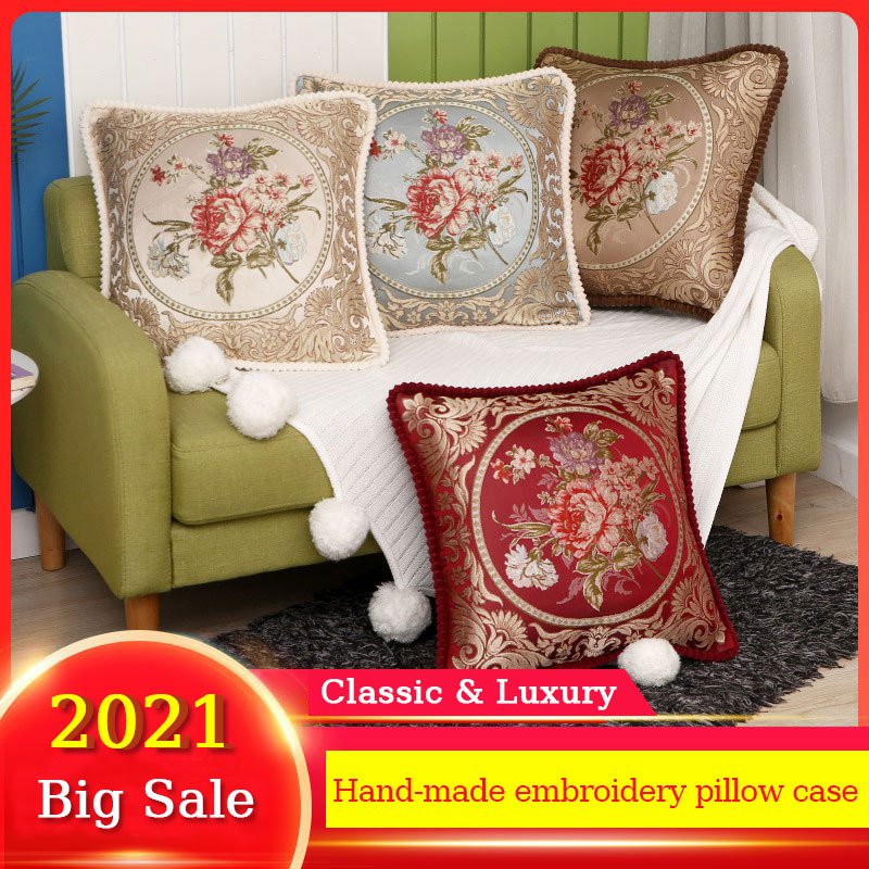 Satin jacquard weave pillow case