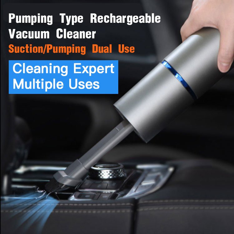 Powerful Mini Vacuum Cleaner For Car Vehicle Handheld Wireless Charging Portable 
