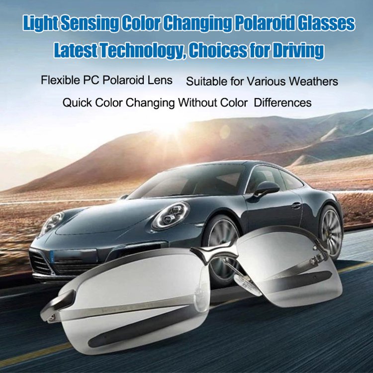 Men‘s Day and Night Driving Polaroid Glasses