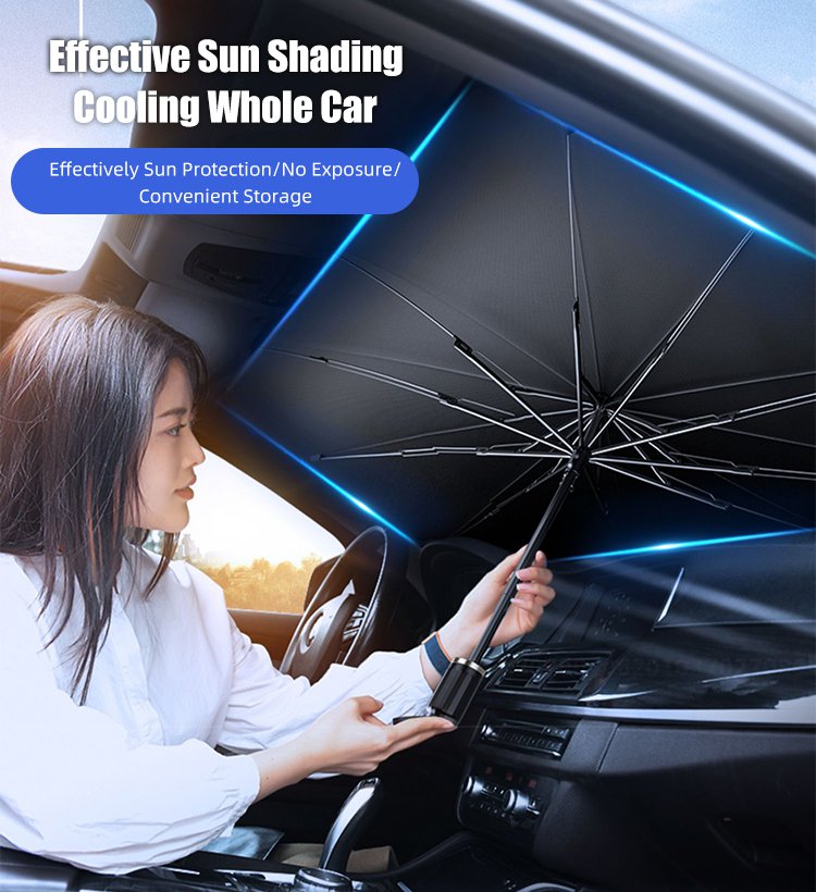 Car Windshield Sunshade Artifact Umbrella Sunscreen Curtain Sunshade Thermal Insulation