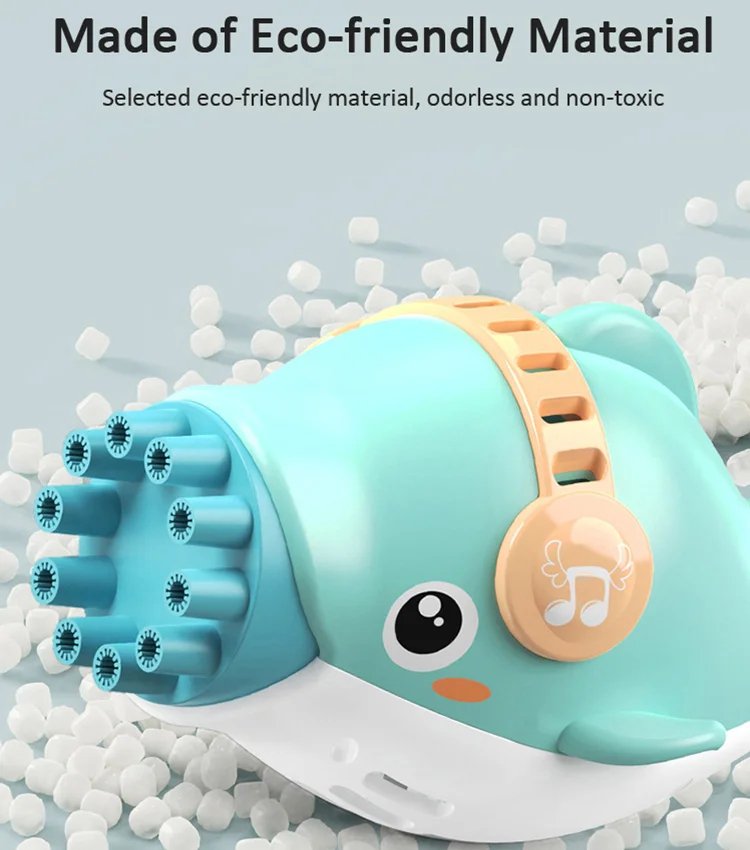 Electric Cartoon Dolphin Bubble Machine