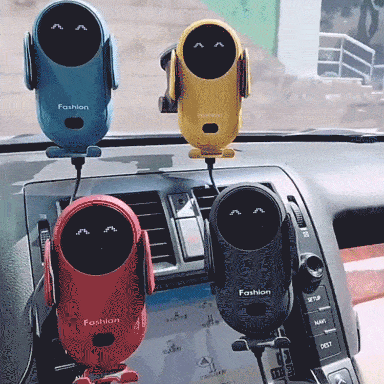 ワイヤレス車載スマホホルダー 車載急速充電 スマホナビ 安定性 取り付け便利 Lolokuu