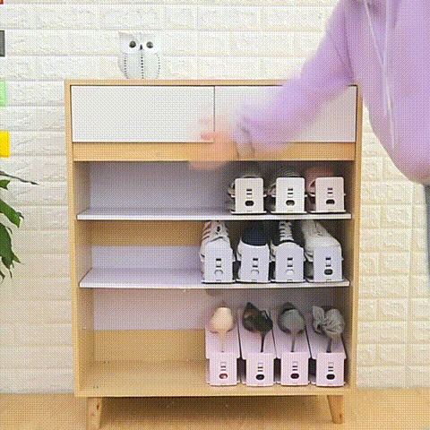 Verstelbaar schoenenrek GIF