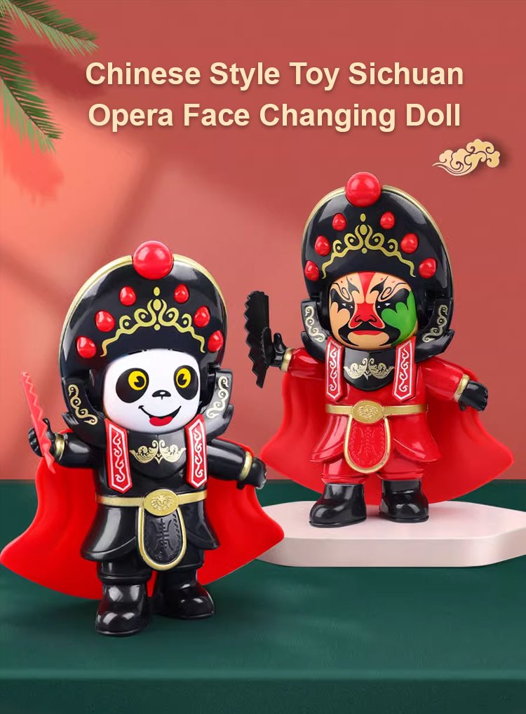 Sichuan Opera Face Changing Doll Ornament