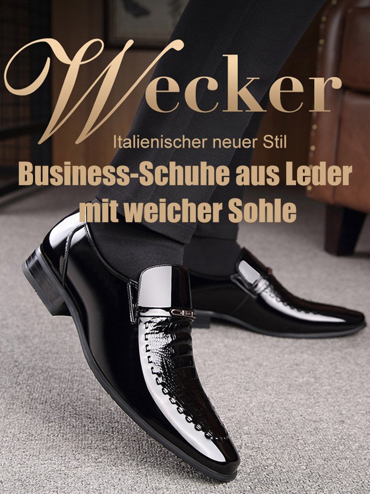 BusinessSchuhe aus Leder mit weicher Sohle