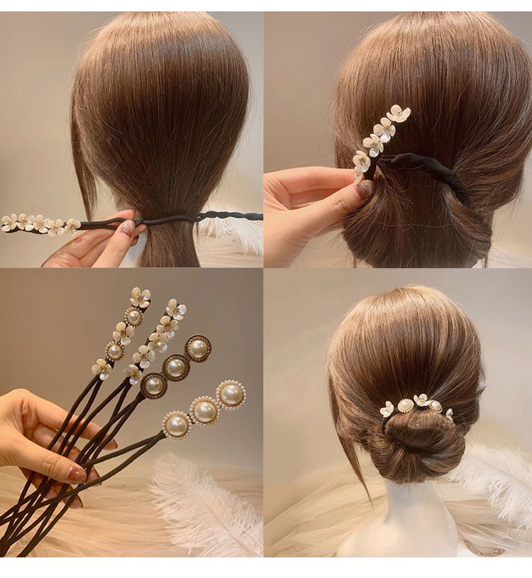 【パール付きお団子ヘアメーカー】超簡単!はさんで巻くだけ!不器用さんでもかんたん可愛いお団子ヘア! sharasoオンラインストア 【パール付きお団子ヘアメーカー】超簡単!はさんで巻くだけ!不器用さんでもかんたん可愛いお団子ヘア! sharasoオンラインストア