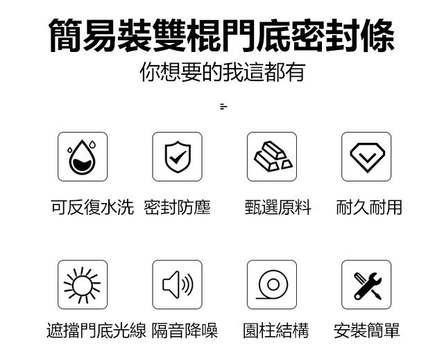 1618222192635634 門窗縫隙防塵防風條