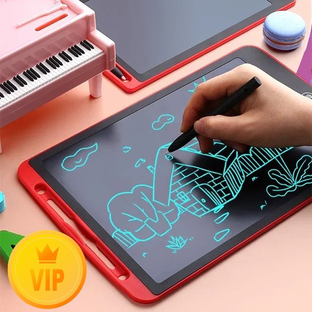 【VIP】 Children‘s LCD Graffiti Drawing Board Random Color Writing Tablet Early Education