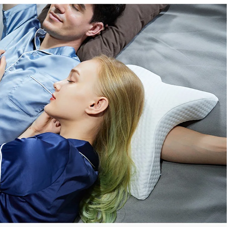 Memory Foam  Pillow No Pressure Arched Health Care