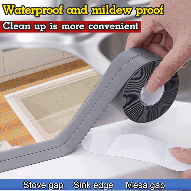 [Kitchen Waterproof and Mildew-proof Tape] Home Bathroom Gap Sealing Tape 