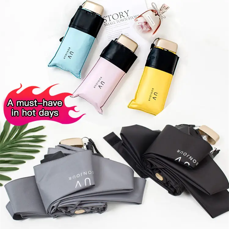 Black Coating Sun & Rain Umbrella