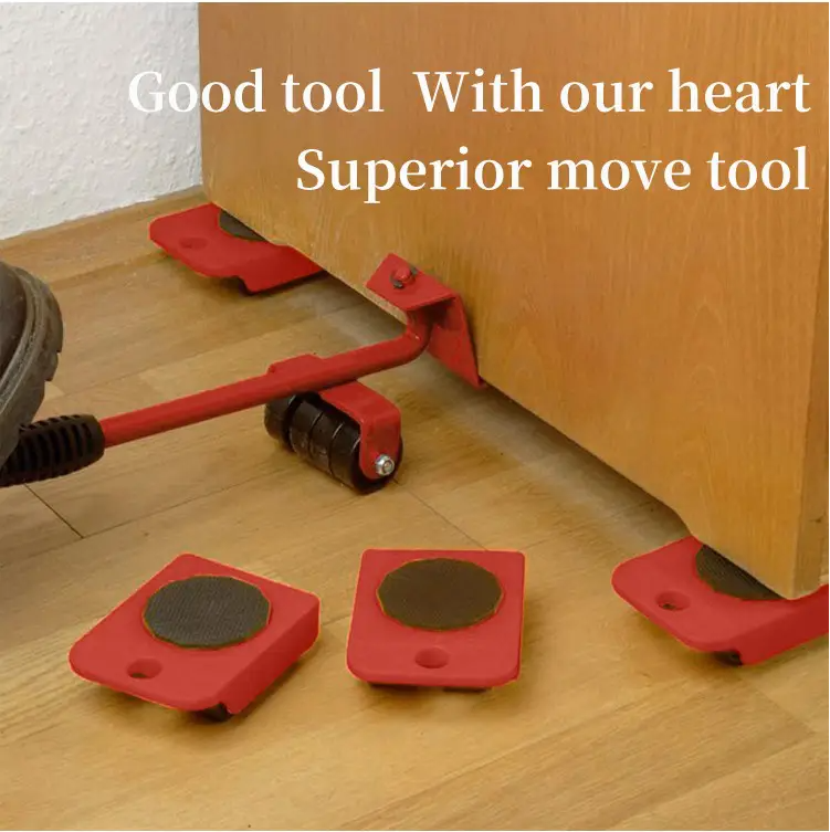 5-in-1 Tool Set Heavy-move 360 ° Rotation Save Time Effort Move Easily