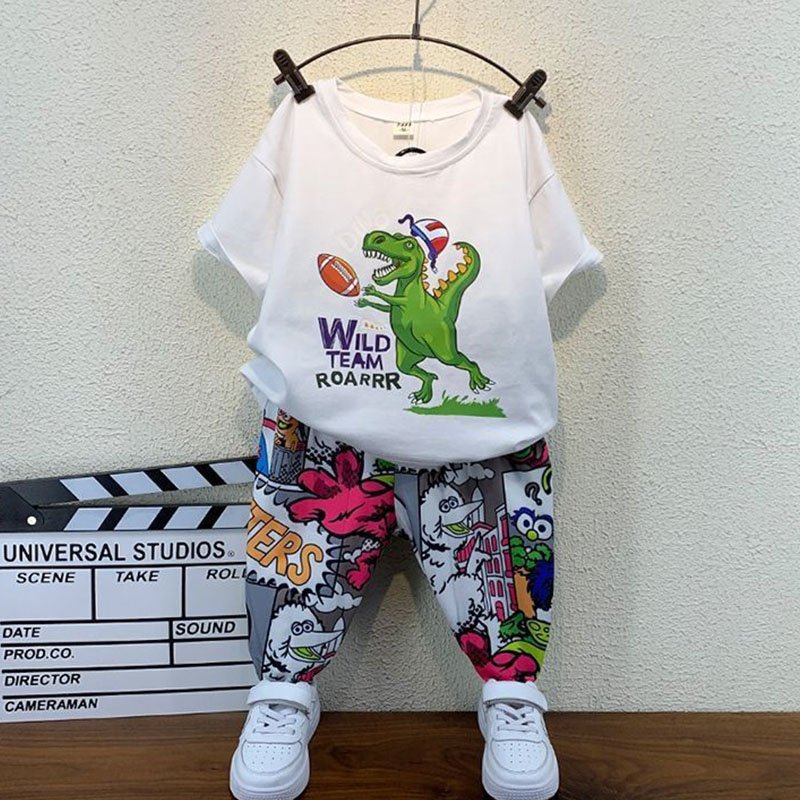 طقم عصري قطعتين للاطفال