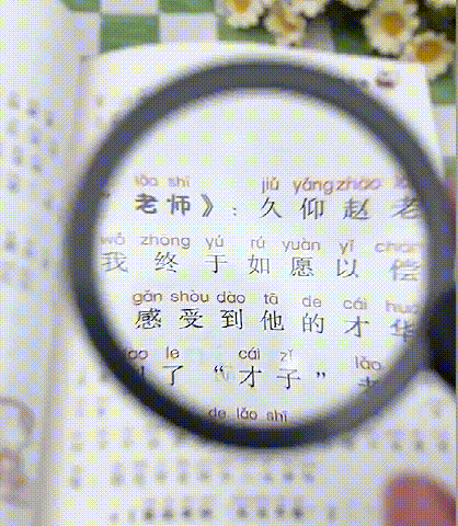 262a88a52dc20fb3920a562e8cc31980 可擕式皮套折疊高清高倍放大鏡