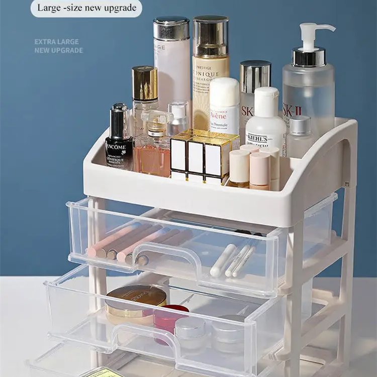 Table Cosmetics Storage Box Dustproof Drawer Type Household Dresser Storage Rack