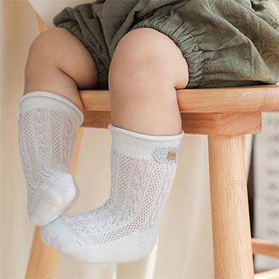 جوارب شبكية رقيقة صيفية للأطفال