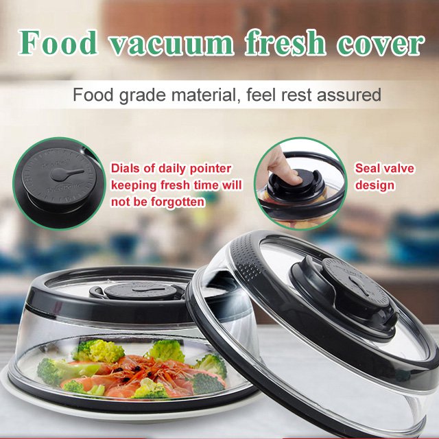[Fresh-keeping Expert] Push Type Vacuum Fresh-Keeping Lid