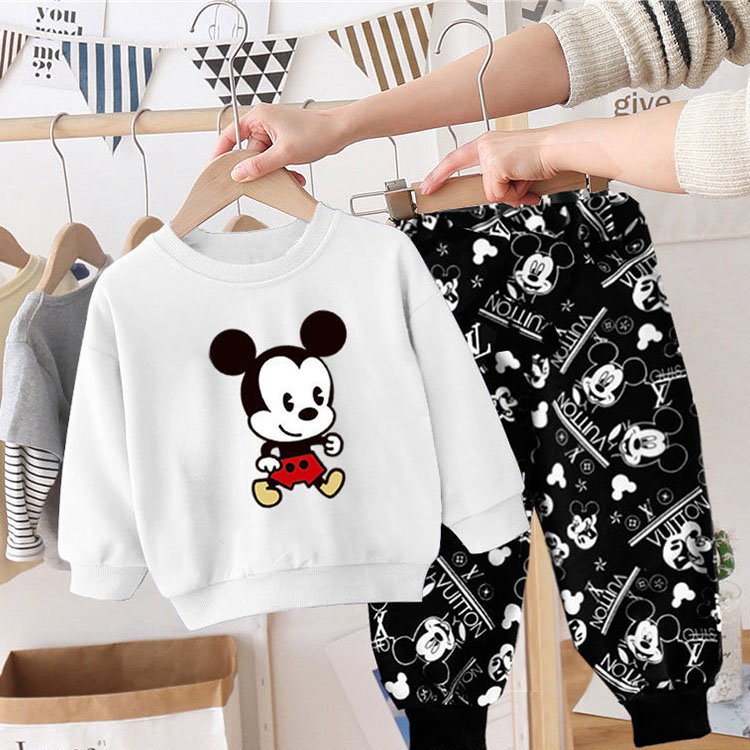 مجموعة ميكي من سويت شيرت وبنطلون للأطفال